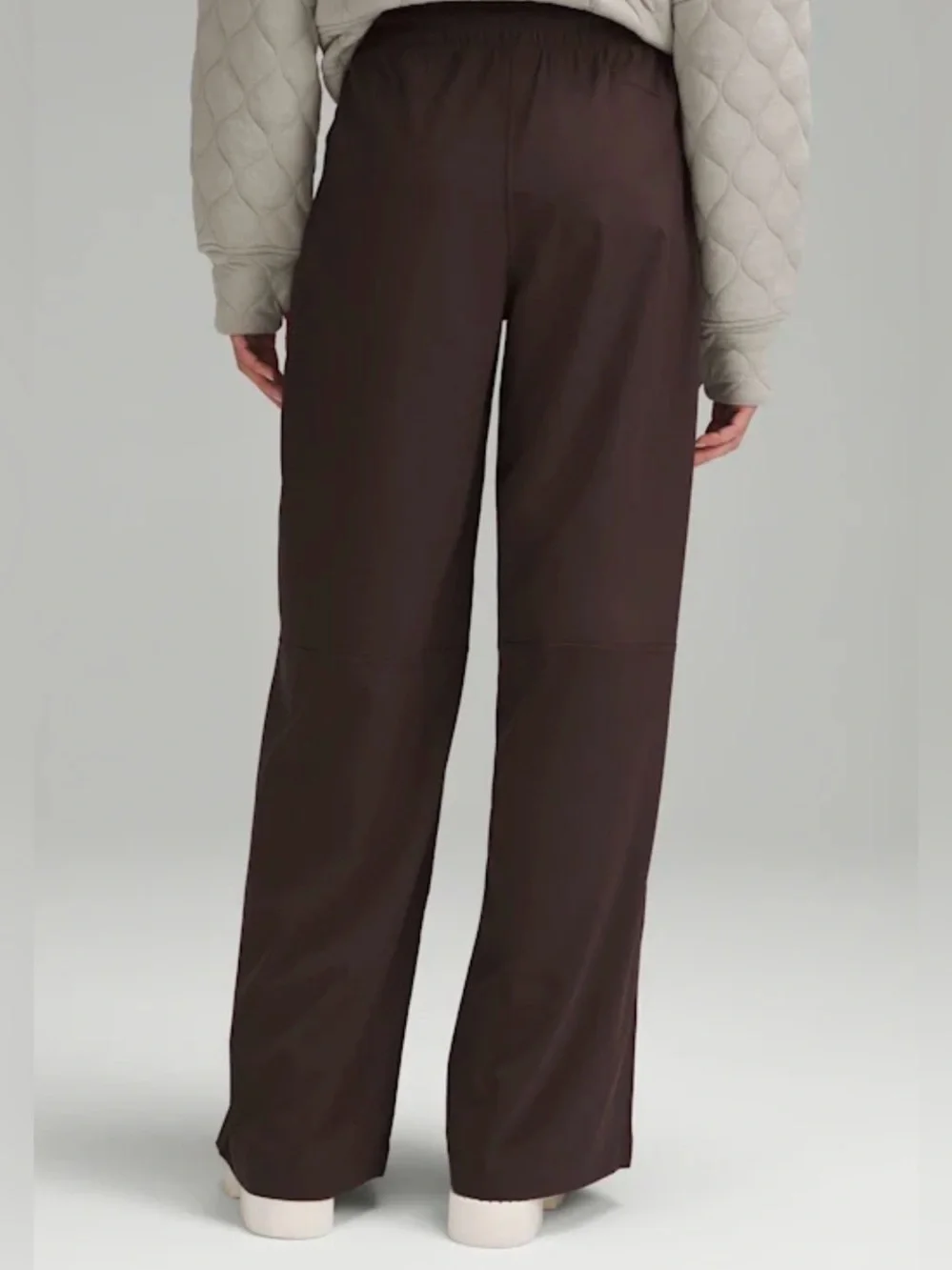 Lululemon Swift Mid Rise Wide Leg Pant Brown Lightweight Size 6